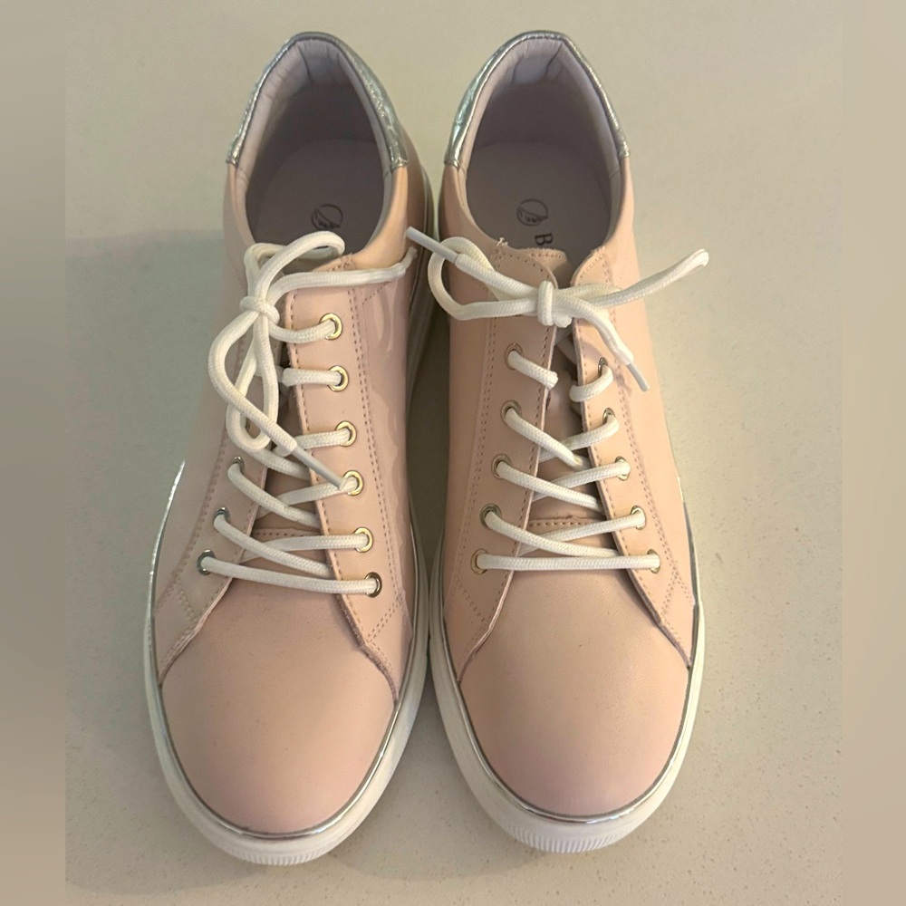 Designer pink tennis shoes